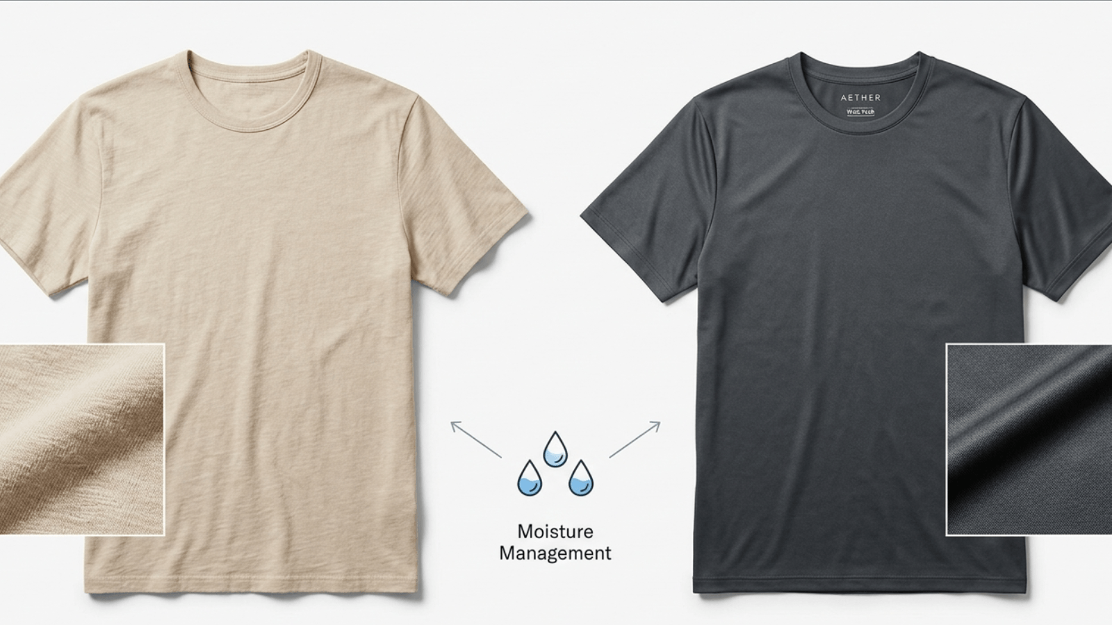 Sweat-Wicking vs Regular Cotton: Which T-Shirt Fabric Wins for Active Days?