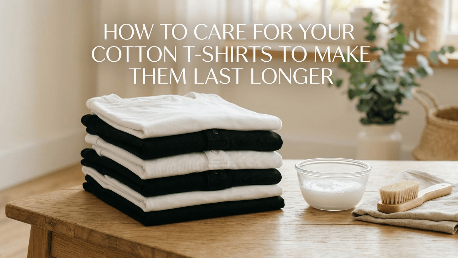 How to Care for Your Cotton T-Shirts to Make Them Last Longer